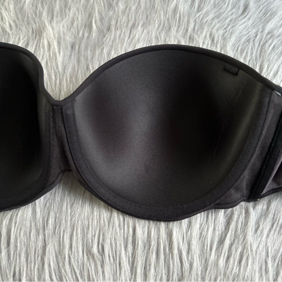 Maidenform Sweet‎ Nothings Perfect Coverage Strapless Bra Womens Size 40C Black - Picture 6 of 7